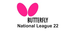 National League 22 Blue Indoor Rollaway Club Standard Table Tennis Table