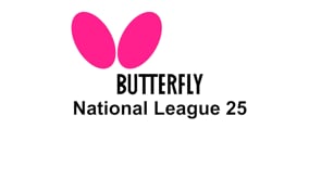National League 25 Blue Indoor Rollaway Club Standard Table Tennis Table