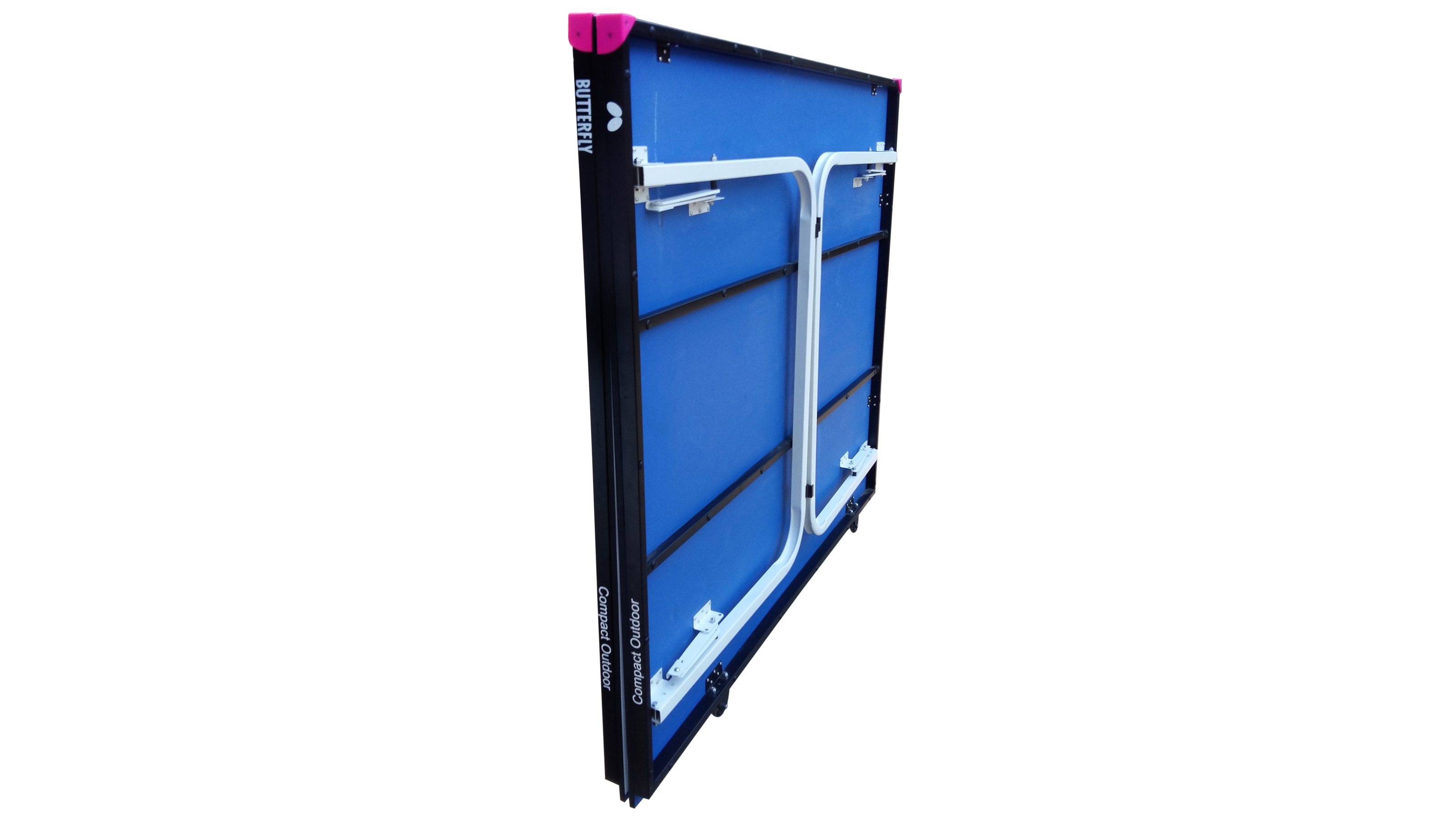 Compact Wheelaway Outdoor Table Tennis Table (Blue)
