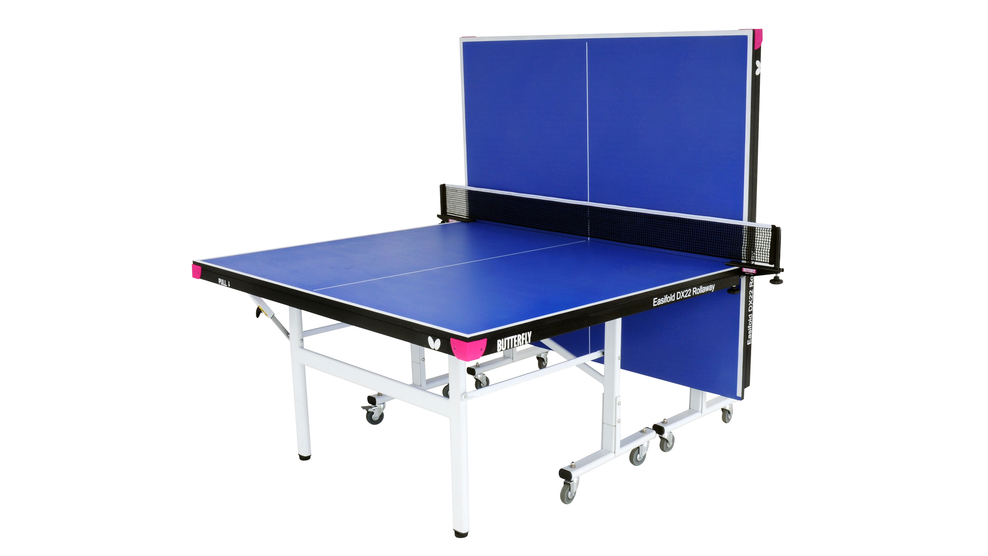 Easifold 22 Deluxe Blue Indoor Home Rollaway Table Tennis Table