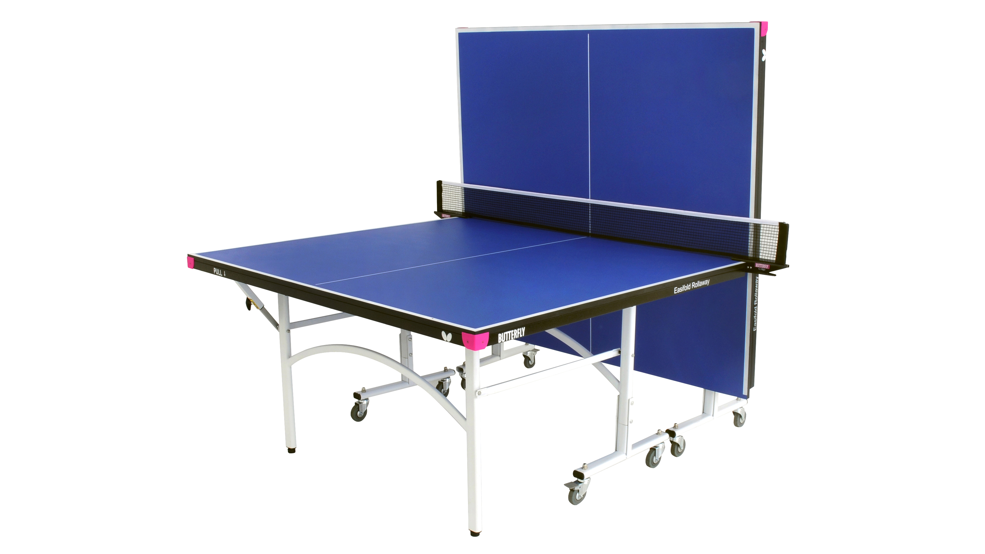 Easifold 19 Blue Indoor Home Rollaway Table Tennis Table