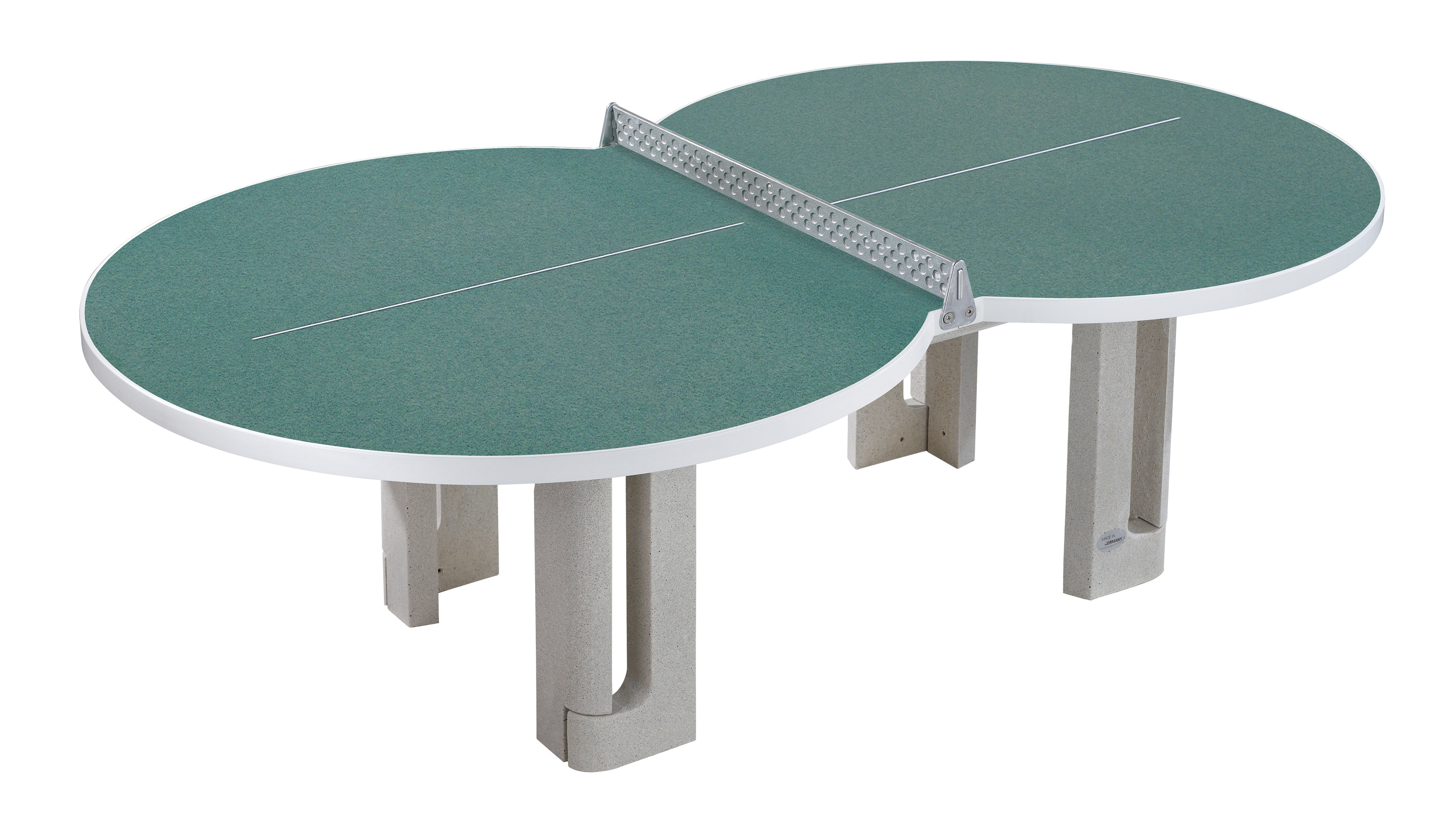 Figure Eight Concrete Table Tennis Table