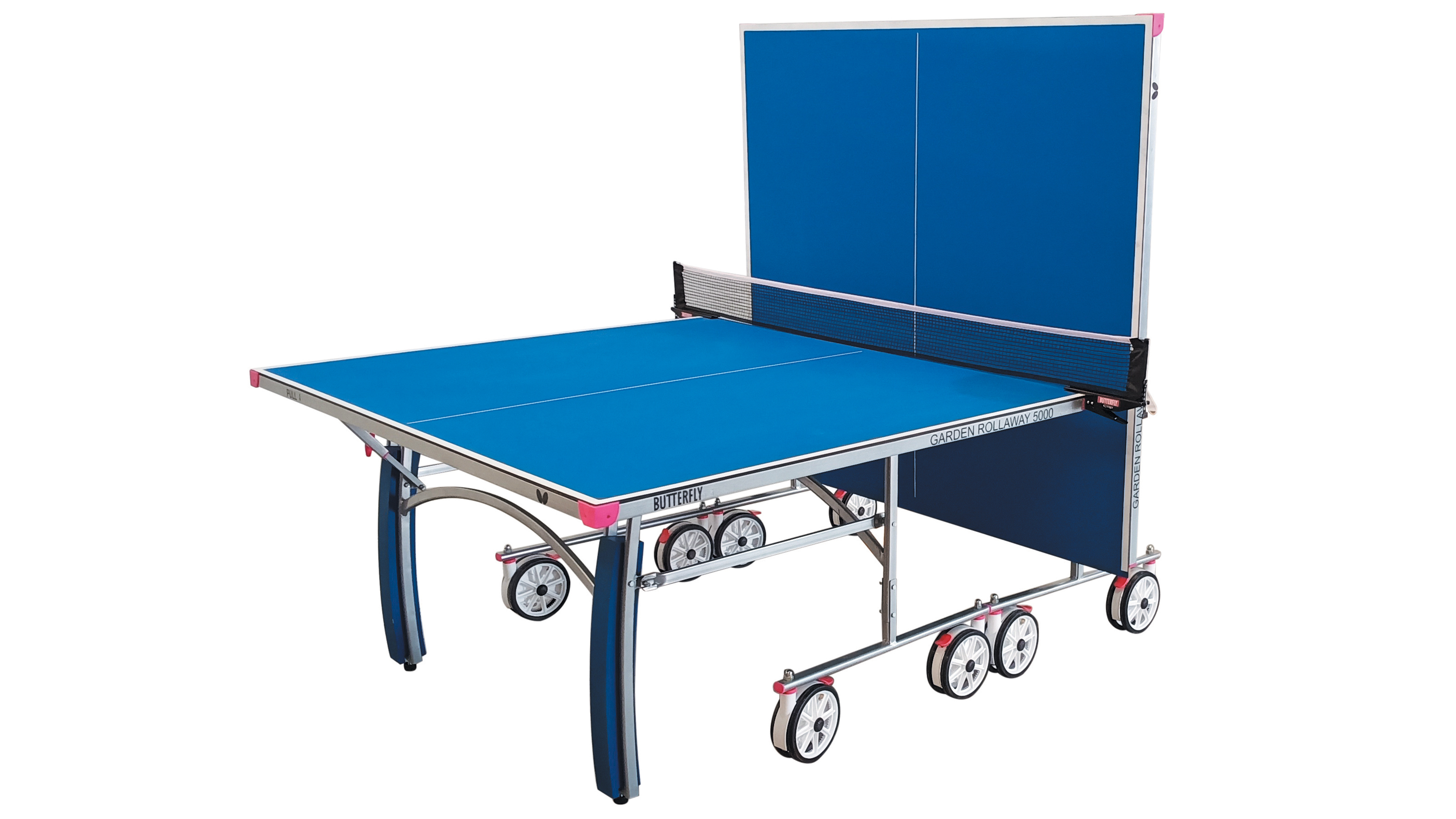 Garden 5000 Rollaway 5mm Outdoor Table Tennis Table (Blue)