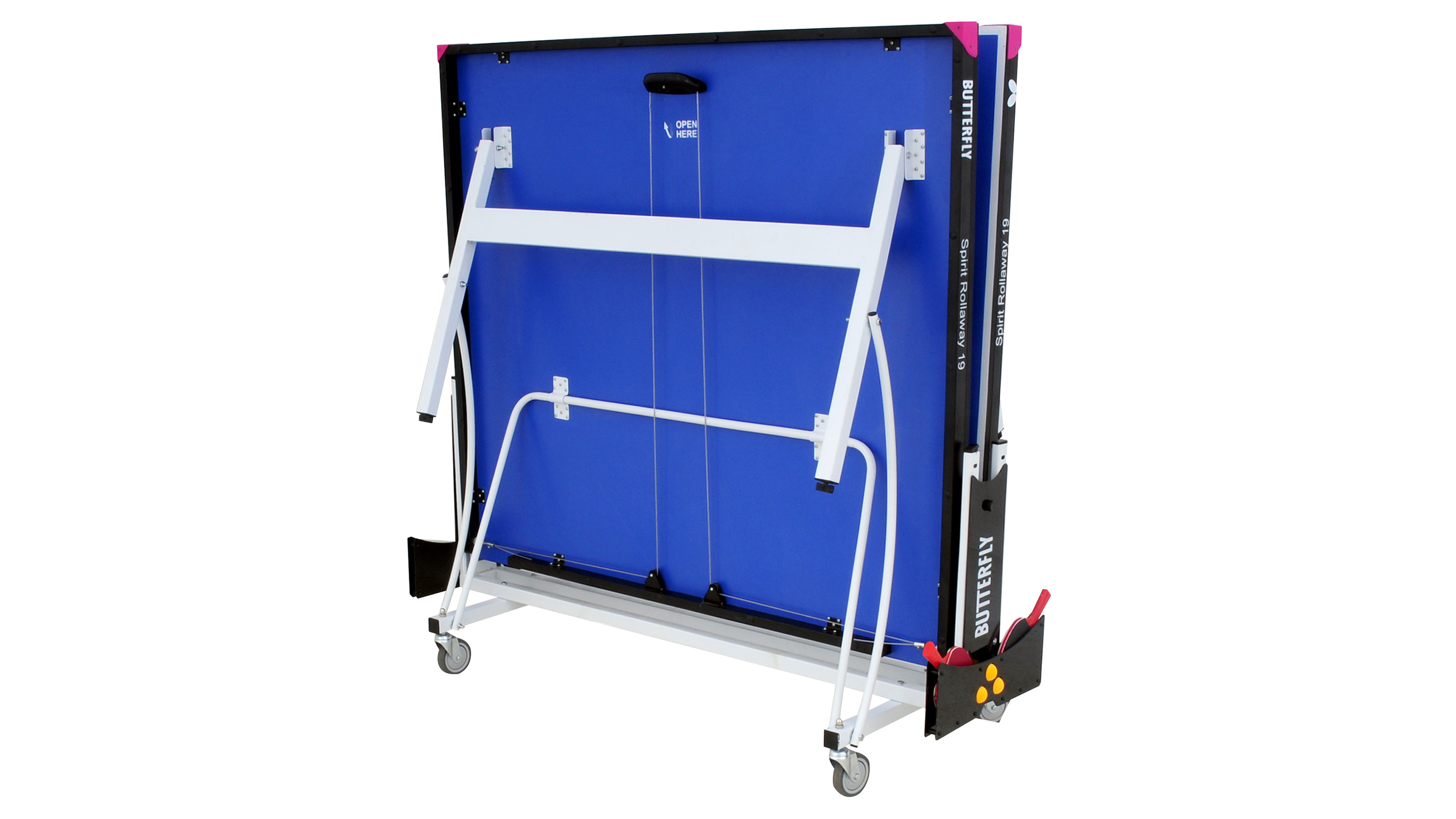 Spirit 19 Blue Indoor Home Rollaway Table Tennis Table