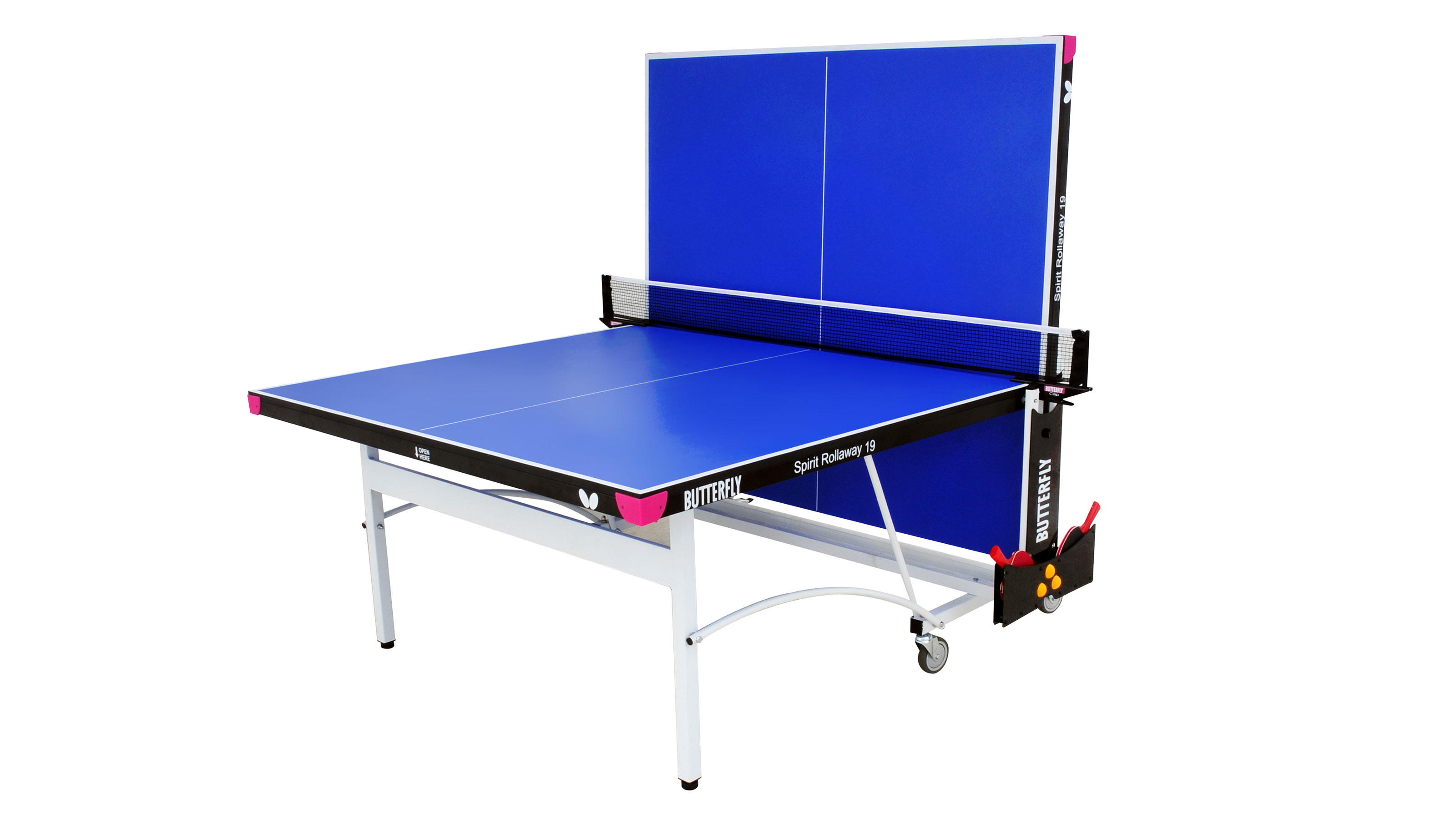 Spirit 19 Blue Indoor Home Rollaway Table Tennis Table