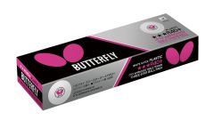 Butterfly R40+ White 3 Star Ball (12 Pack)