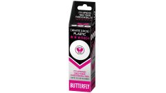 Butterfly R40+ White 3 Star Ball (3 Pack)