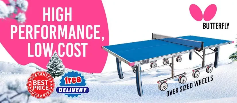 Butterfly Garden 6000 Blue Outdoor Table Tennis Table