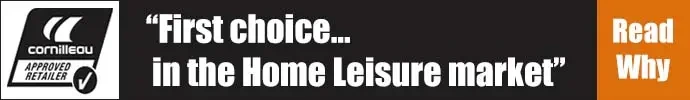 We are Cornilleau approved retailers - First choice in the Home Leisure market.
